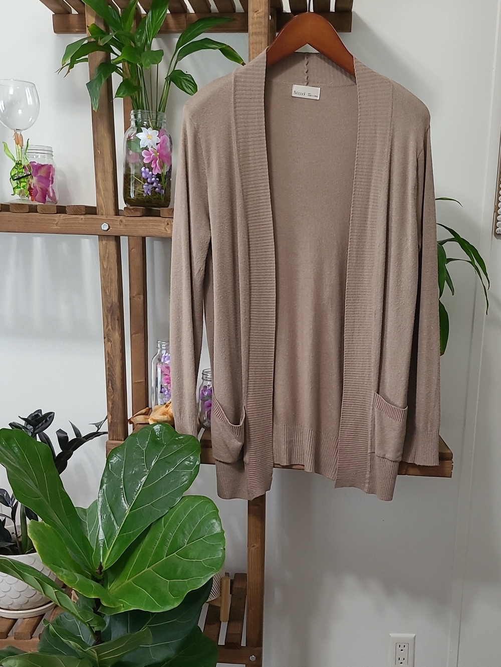 Tan/Taupe Lightweight Cardigan